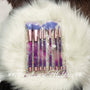 Purple & Rose Gold Makeup Brush Home Decor/Accessories Farmhouse Hobbies   