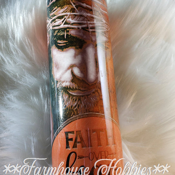 Faith Over Fear RTS Drinkware Farmhouse Hobbies   