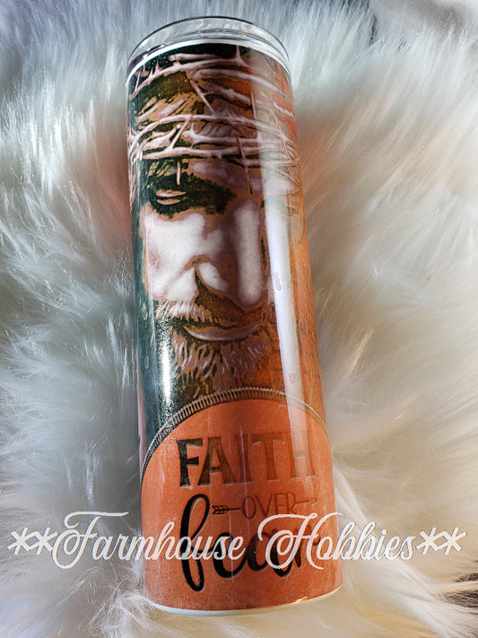 Faith Over Fear RTS Drinkware Farmhouse Hobbies   