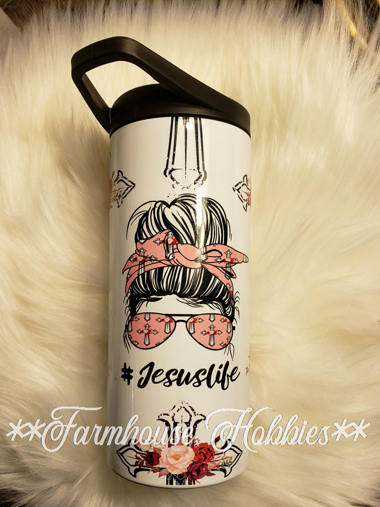 JesusLife - White RTS Drinkware Farmhouse Hobbies   
