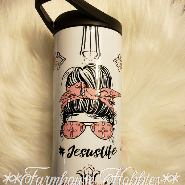 JesusLife - White RTS Drinkware Farmhouse Hobbies   