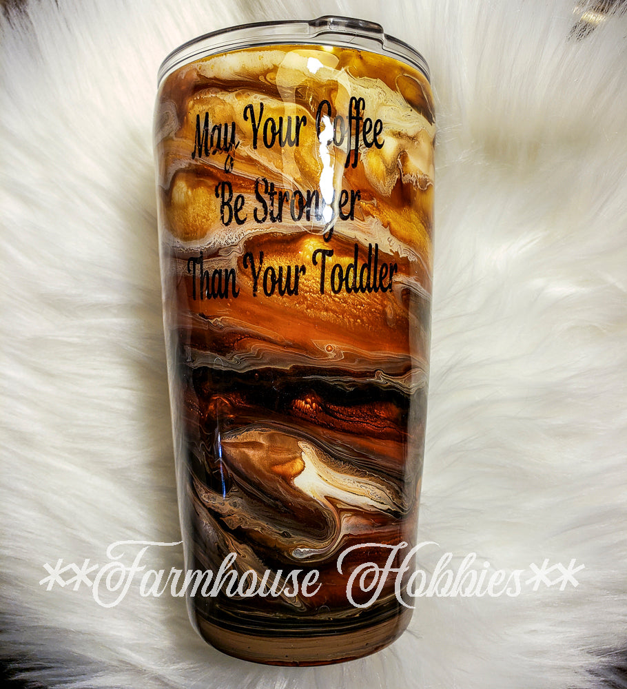 Stronger than your toddler coffee RTS Drinkware Farmhouse Hobbies   