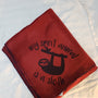 Red Sloth Spirit Animal Fleece Blanket