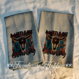 Towel Set -Little Bit Country Home Decor/Accessories Farmhouse Hobbies   