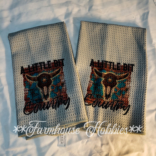 Towel Set -Little Bit Country Home Decor/Accessories Farmhouse Hobbies   