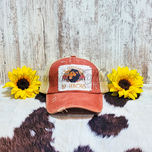 Idiots Hat w/Patch Home Decor/Accessories Farmhouse Hobbies   