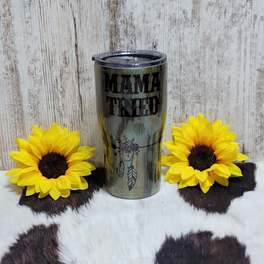 20 oz Mamma Tried Modern Curve Epoxy RTS Drinkware Farmhouse Hobbies   