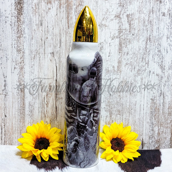 32 oz Bullet Tumbler - Military Pride