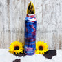 32 oz Bullet Red White & Blue Swirl RTS Drinkware Farmhouse Hobbies   