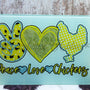 Sm. Rectangle - Chickens Home Decor/Accessories Farmhouse Hobbies   