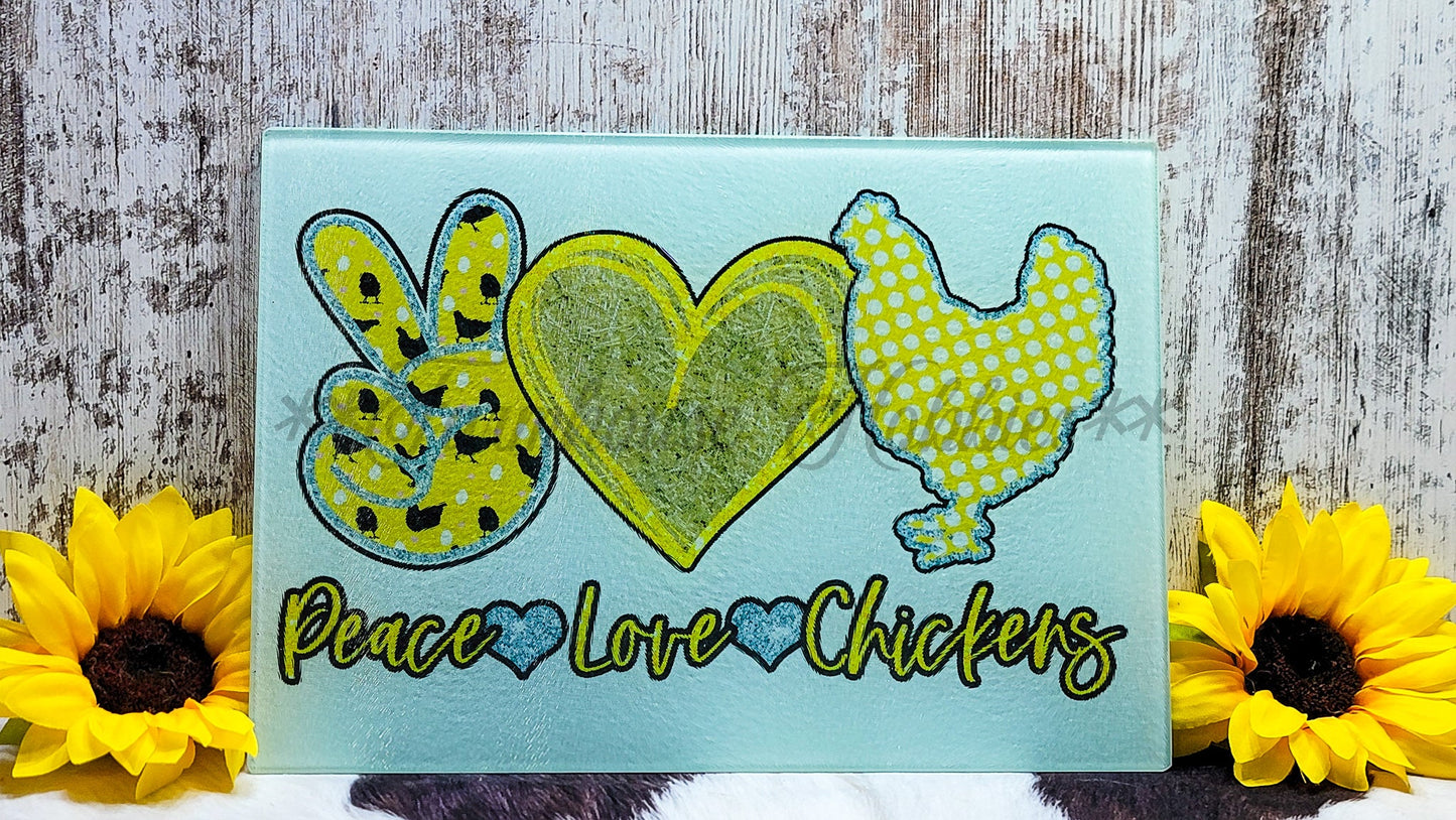 Sm. Rectangle - Chickens Home Decor/Accessories Farmhouse Hobbies   