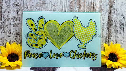 Sm. Rectangle - Chickens Home Decor/Accessories Farmhouse Hobbies   