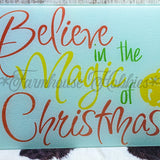 Lg. Rectangle - Magic of Christmas Home Decor/Accessories Farmhouse Hobbies   