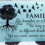 Lg. Rectangle - Family Tree Home Decor/Accessories Farmhouse Hobbies   
