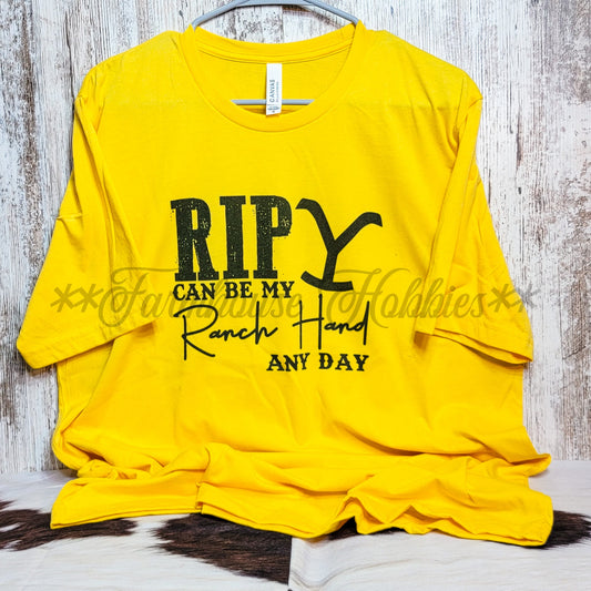 Ranch Hand Tshirt SS T-shirt Farmhouse Hobbies   