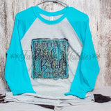 Bad B!t*h Raglan Tshirt SS T-shirt Farmhouse Hobbies   