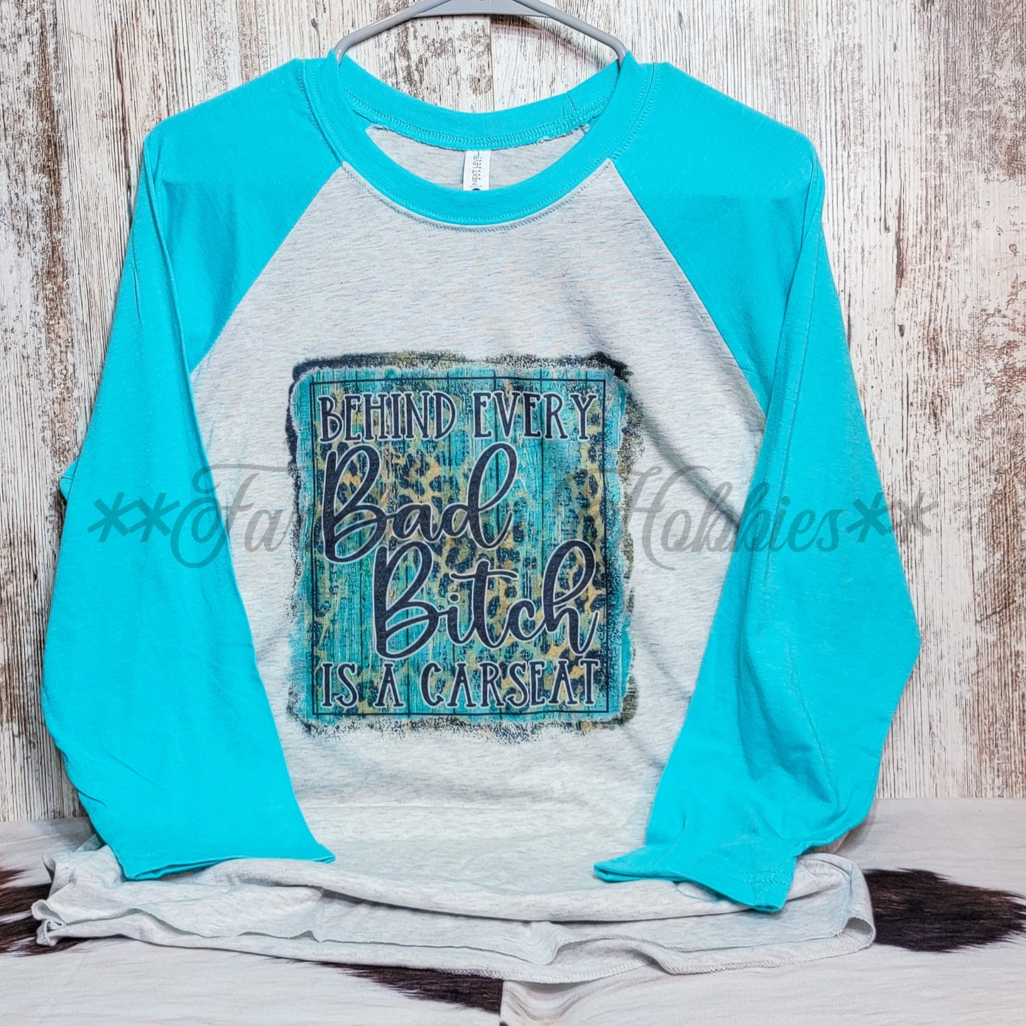Bad B!t*h Raglan Tshirt SS T-shirt Farmhouse Hobbies   