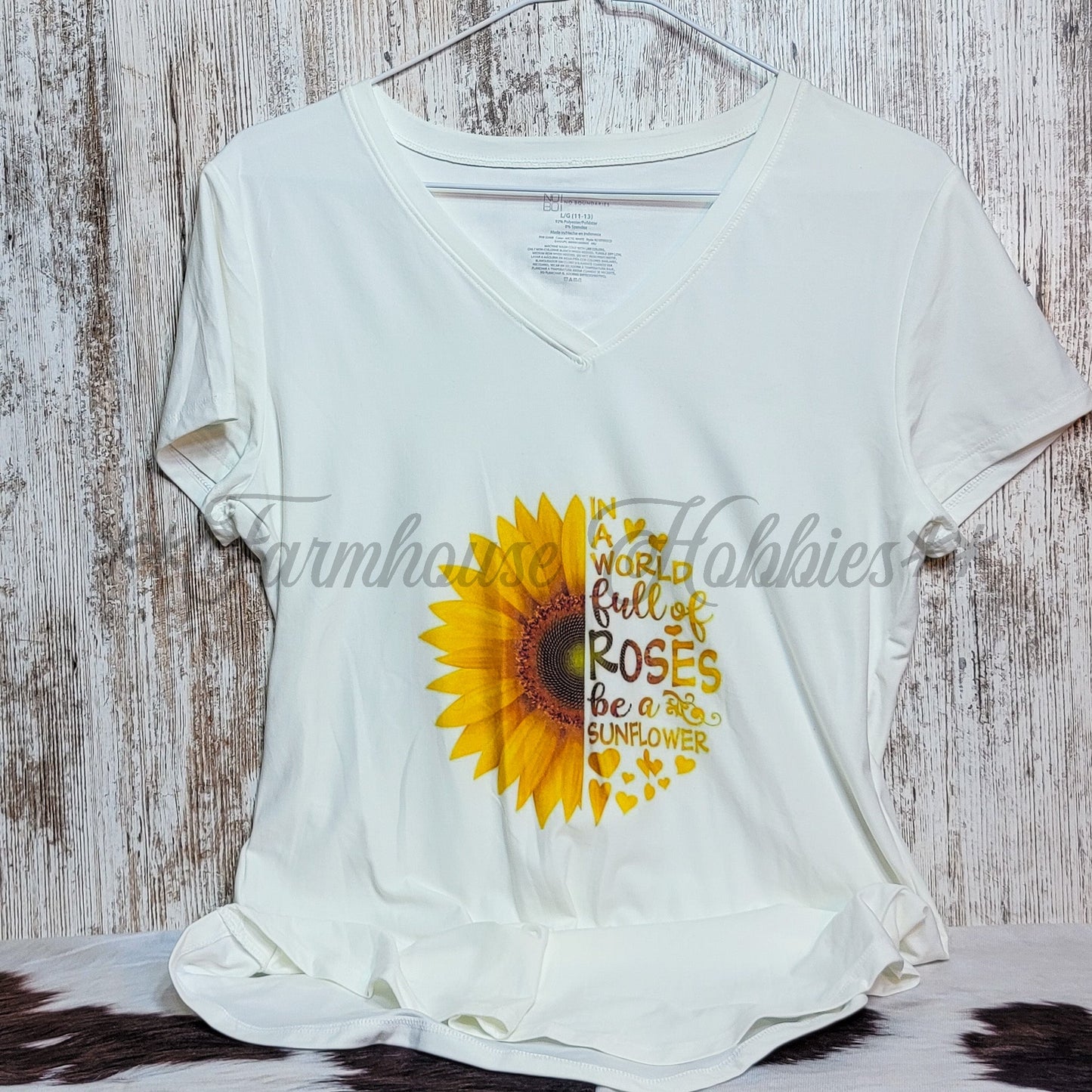 Sunflower Tshirt SS T-shirt Farmhouse Hobbies   