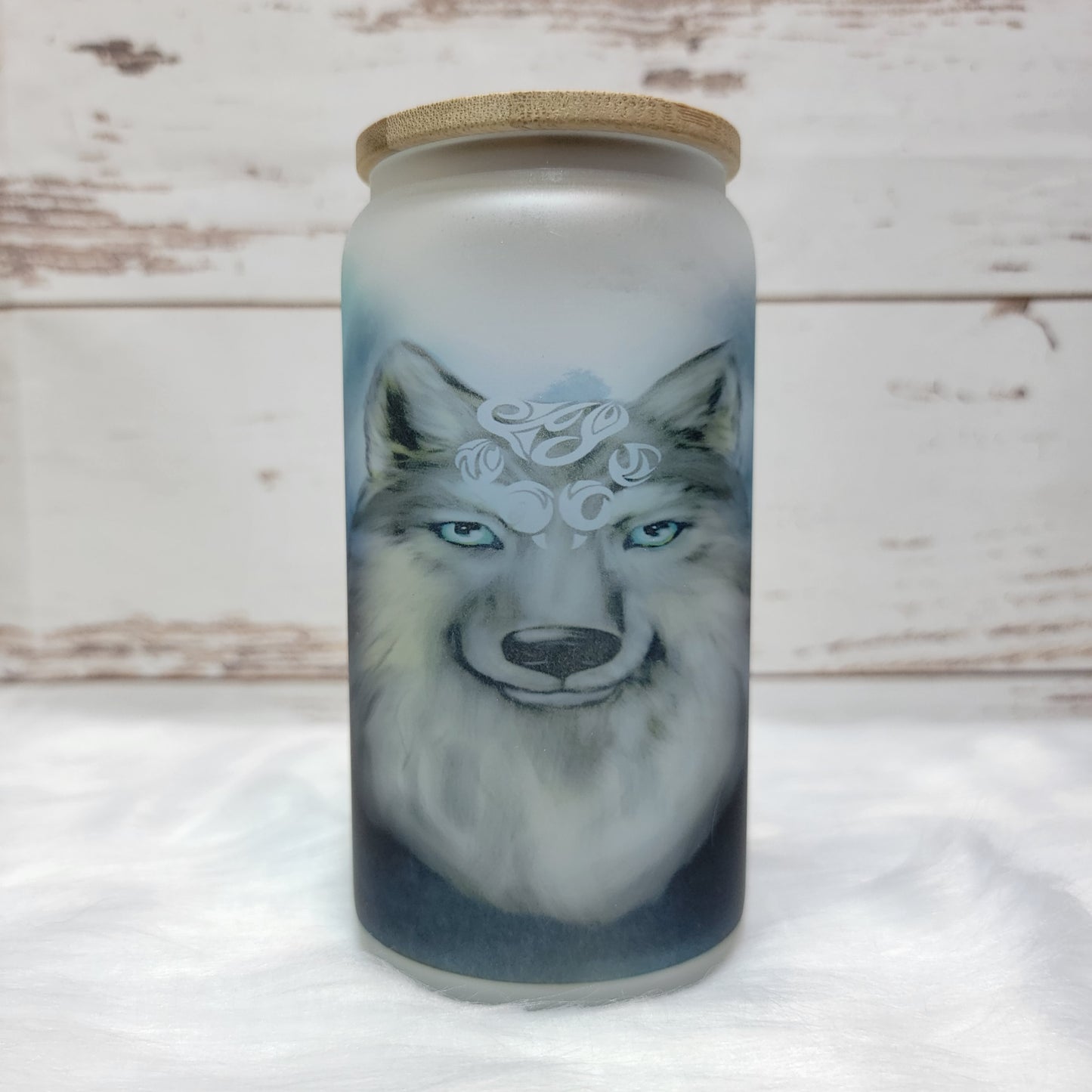 Wolf Glass Can Tumbler