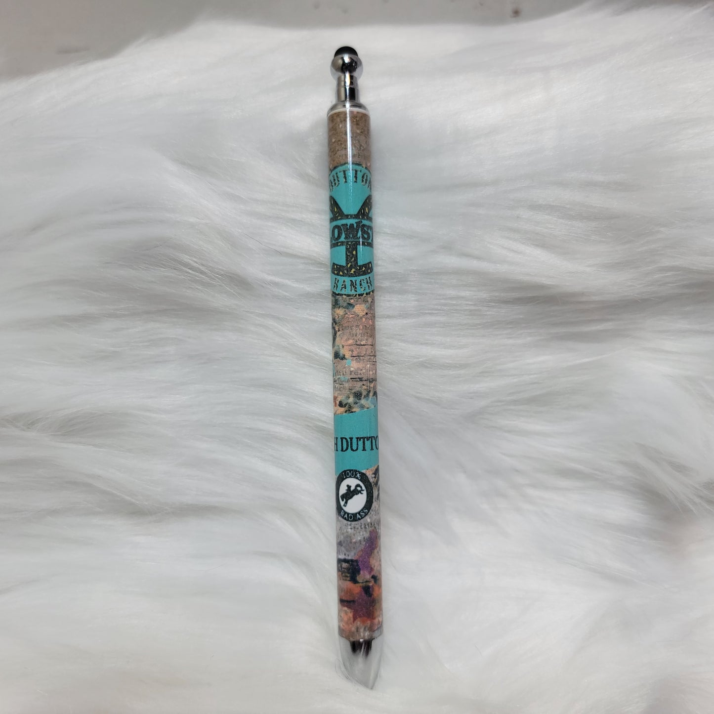 Teal Yellowstone Sublimation Pen