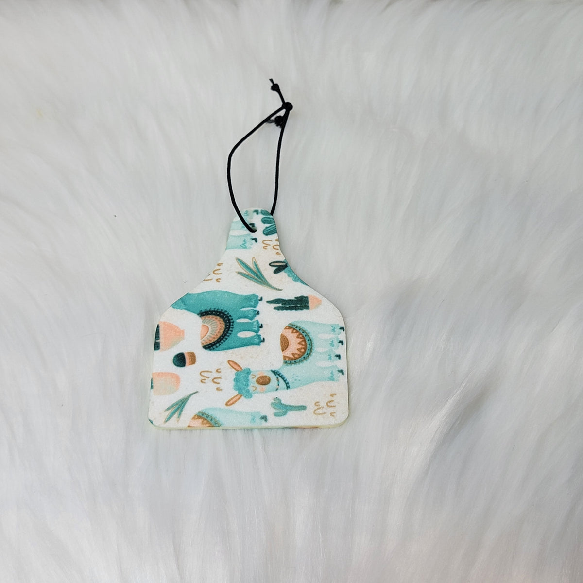 Air Freshener - Llama Eartag  Farmhouse Hobbies   