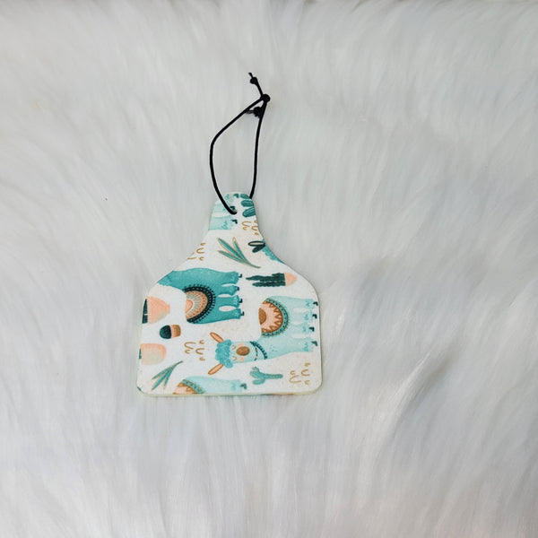 Air Freshener - Llama Eartag  Farmhouse Hobbies   