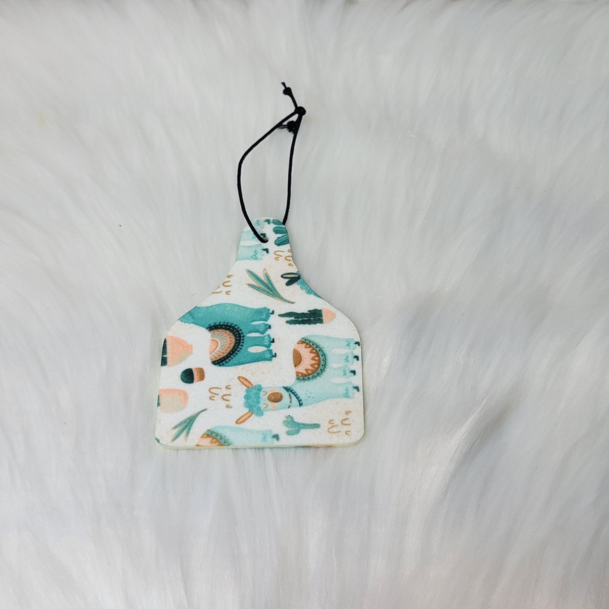 Air Freshener - Llama Eartag  Farmhouse Hobbies   