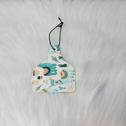 Air Freshener - Llama Eartag  Farmhouse Hobbies   