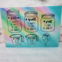 Lg. Rectangle - Colorful Measurement with custom gift design