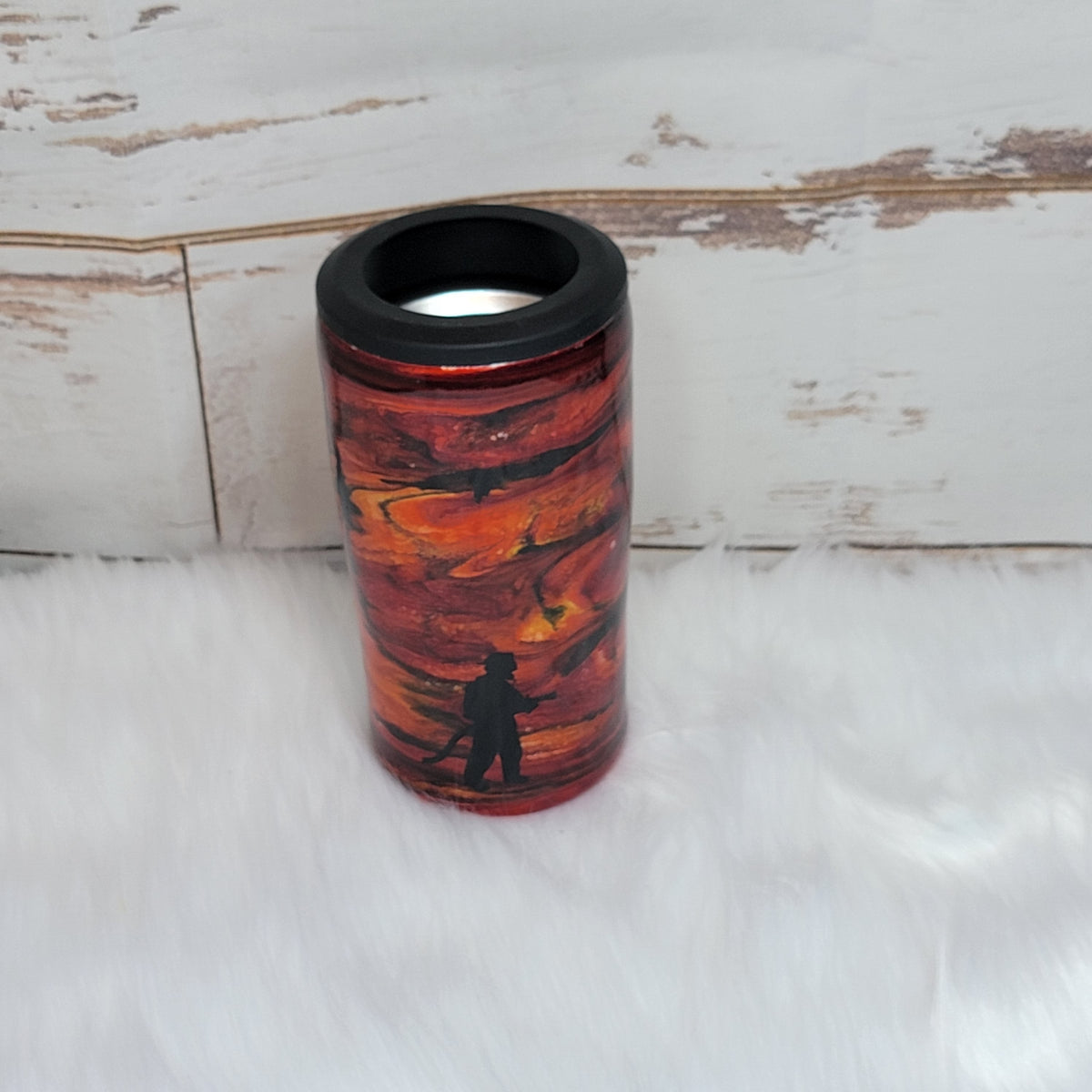 4 n 1 Can Cooler Fireman RTS Drinkware Farmhouse Hobbies   