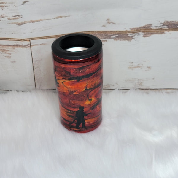 4 n 1 Can Cooler Fireman RTS Drinkware Farmhouse Hobbies   