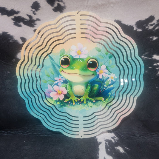 Frog Wind Spinner  Farmhouse Hobbies   