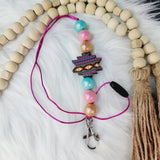 Custom Beaded Lanyard with custom gift design