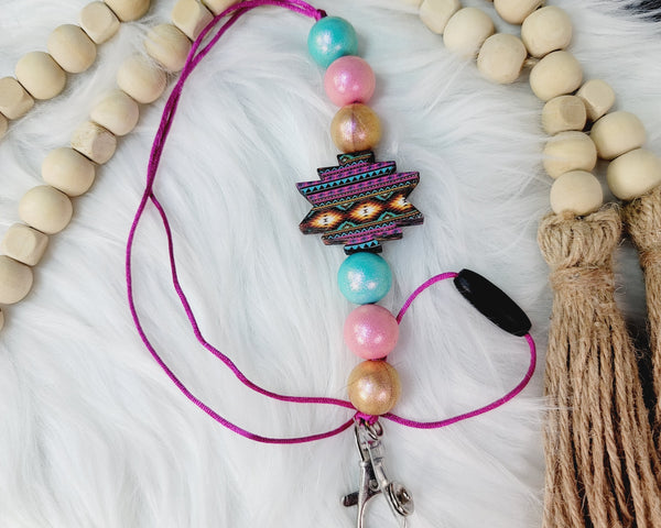 Custom Beaded Lanyard with custom gift design