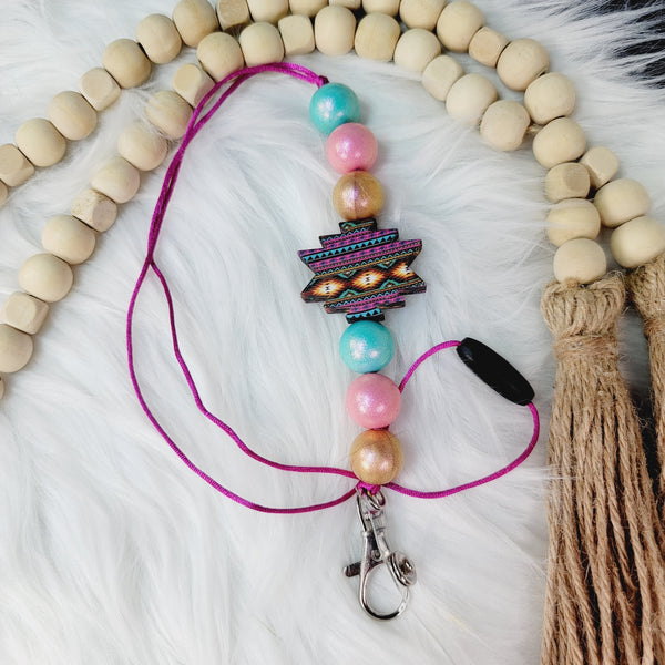 Custom Beaded Lanyard with custom gift design