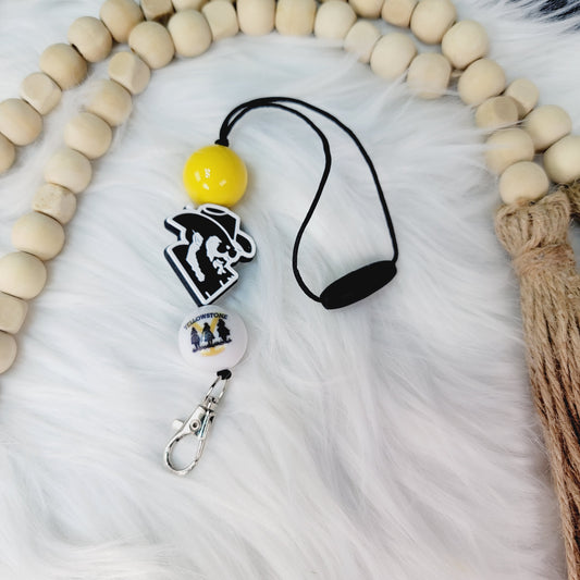 Custom Beaded Freshie Hanger with custom gift design