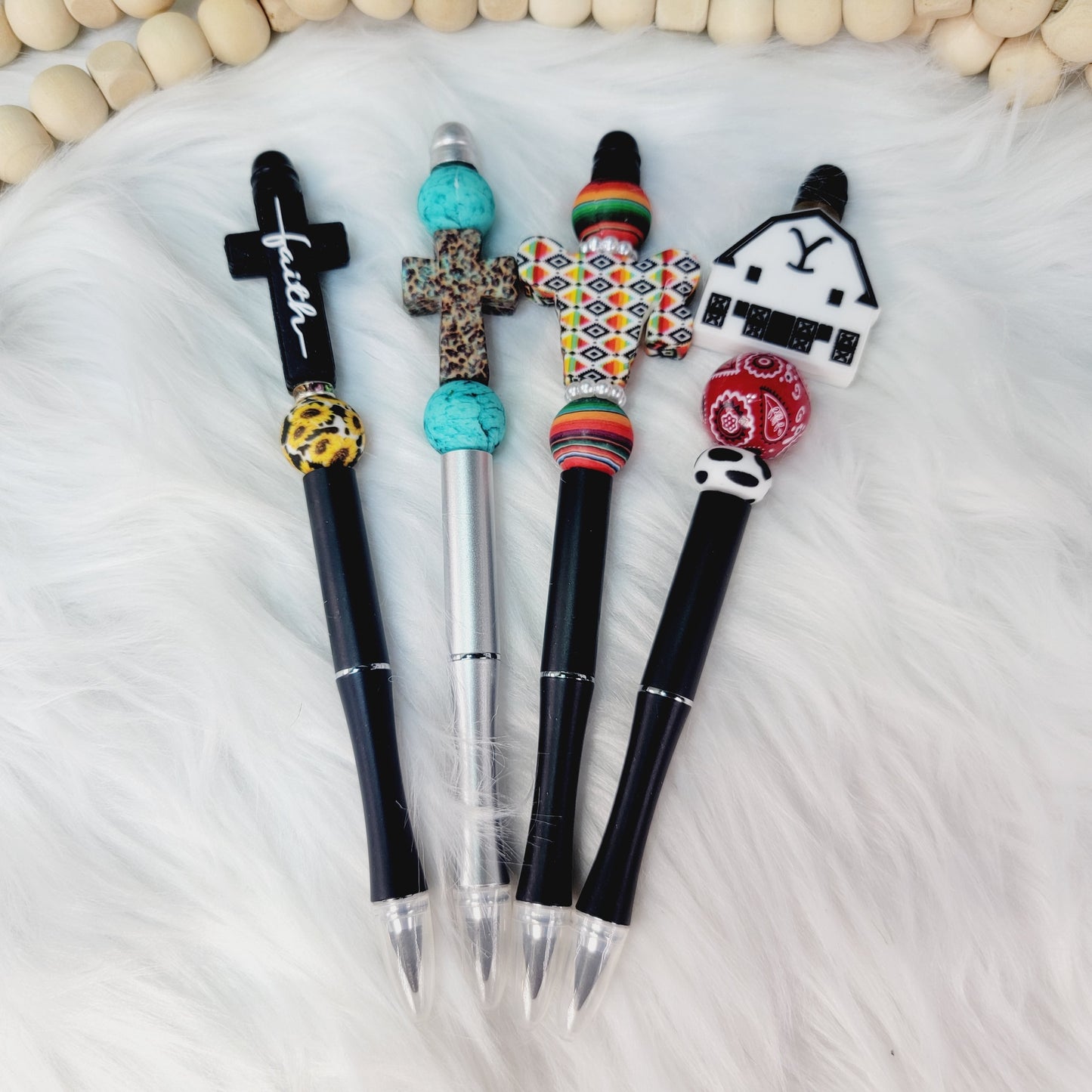 Beaded Pen/Pencil with custom pen design