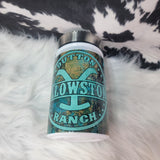 17 oz Mason Jar - Y Brand Ranch Stainless Steel Sublimation Farmhouse Hobbies   