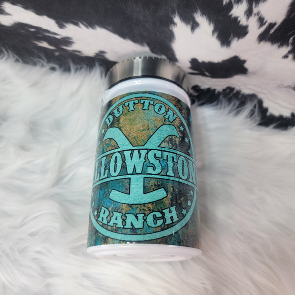 17 oz Mason Jar - Y Brand Ranch Stainless Steel Sublimation Farmhouse Hobbies   