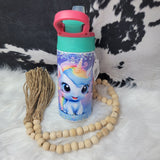 Unicorn Kids Waterbottle with custom water bottle design