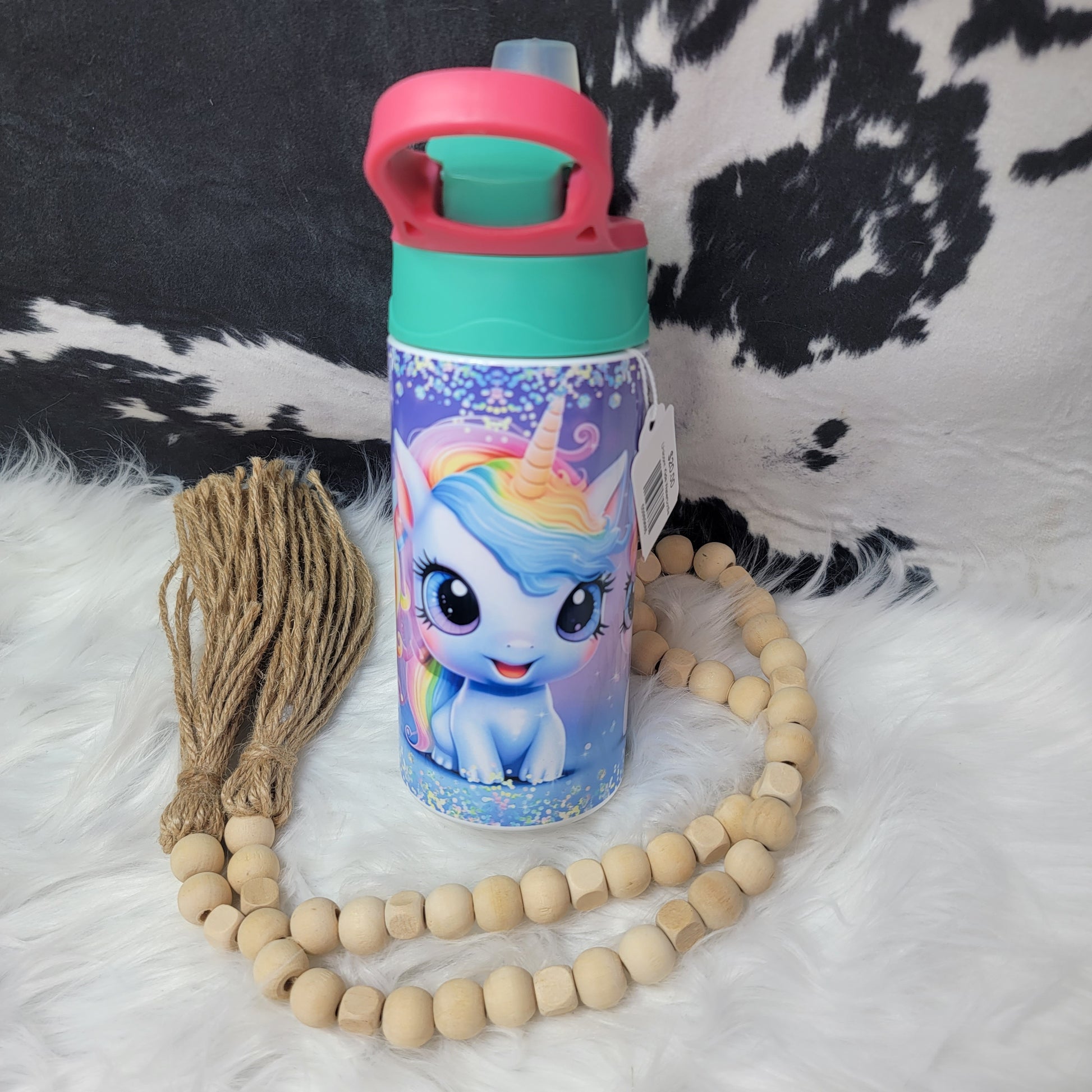 Unicorn Kids Waterbottle with custom water bottle design