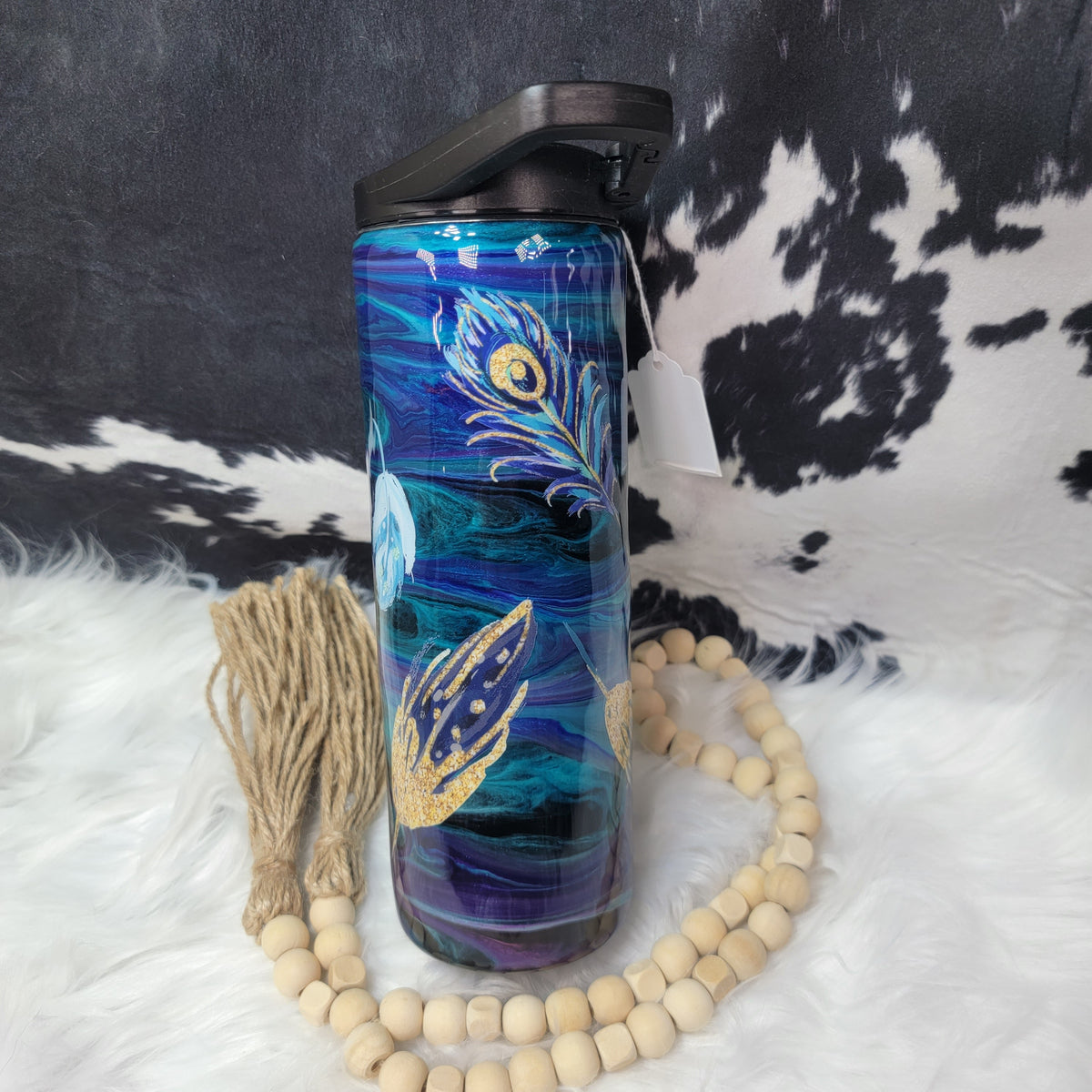 20 oz Duo-Peacock RTS Drinkware Farmhouse Hobbies   