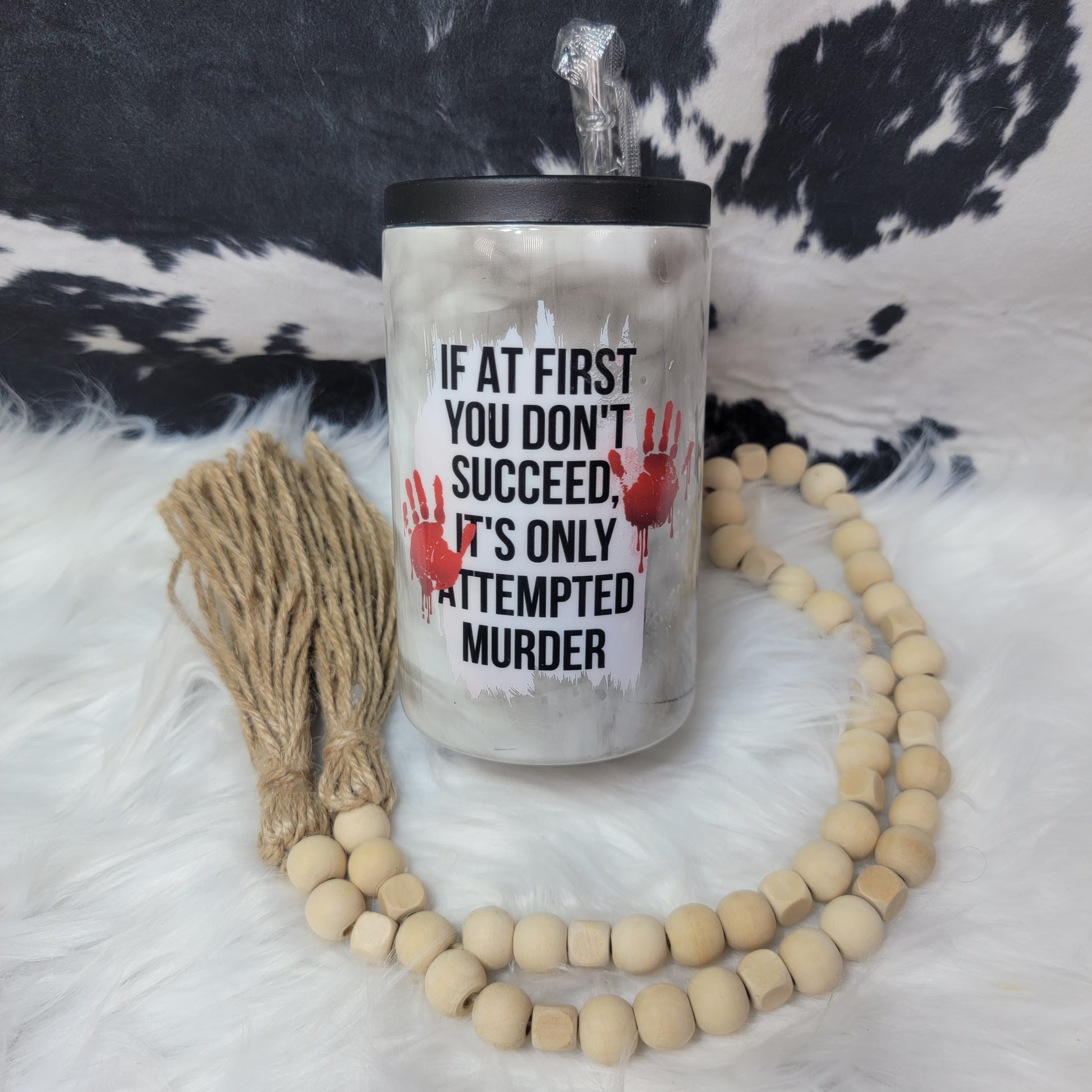 12 oz Thick Douzie-Attempted Murder  Farmhouse Hobbies   