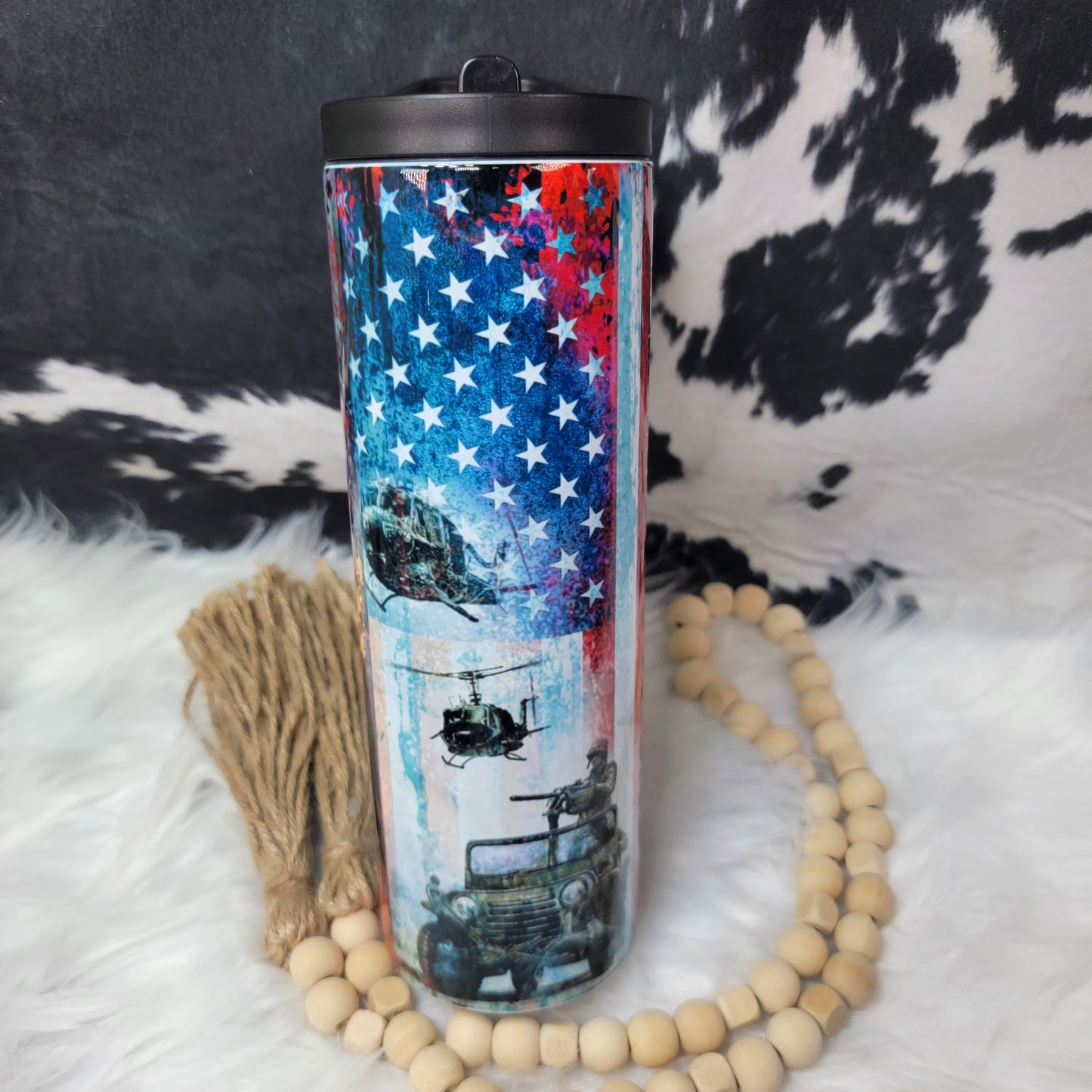 20 oz Duo - Military Strong Stainless Steel Sublimation Farmhouse Hobbies   