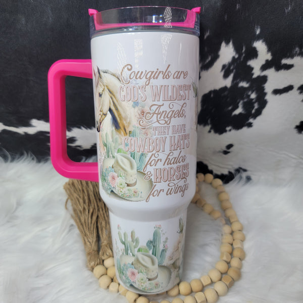 40 oz - Cowgirls  Farmhouse Hobbies   