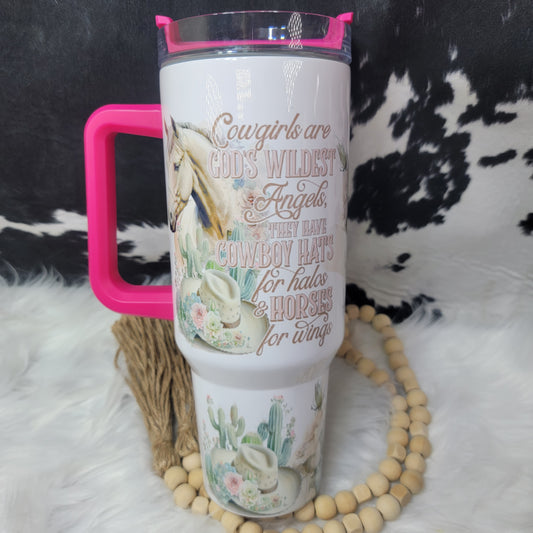40 oz - Cowgirls  Farmhouse Hobbies   
