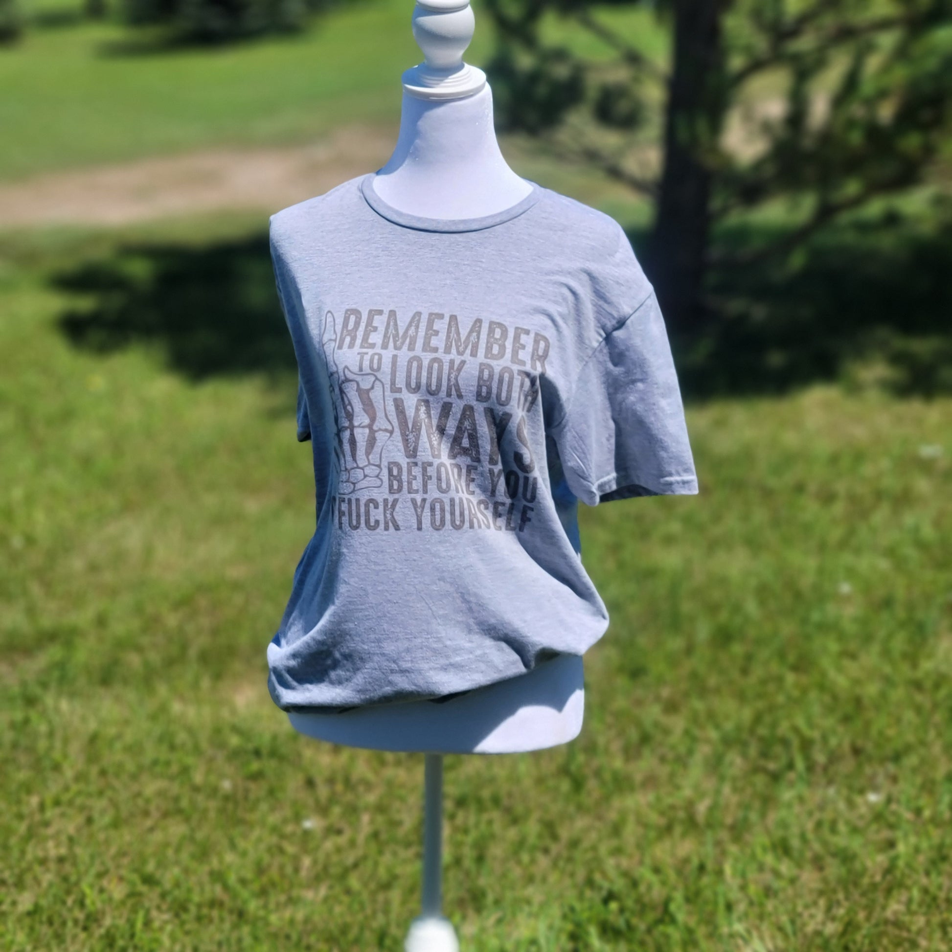 F Yourself Gray-M with custom gift design