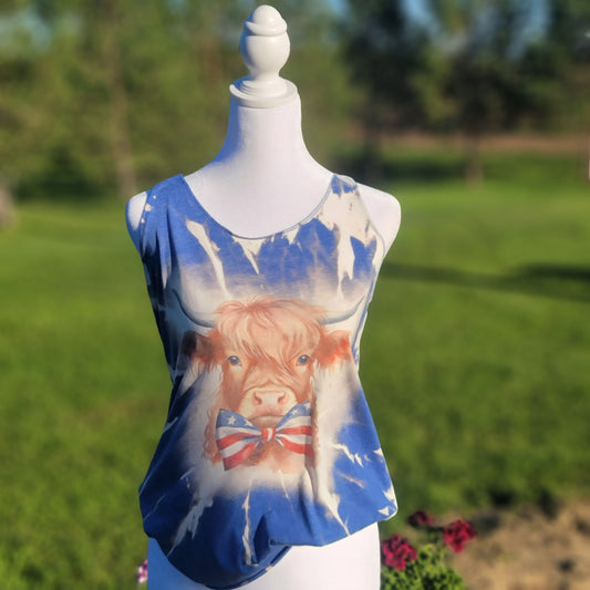 Mr. Highland Tank-Blue