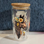 16 oz Glass Can  - Dream Catcher Horse with custom gift design