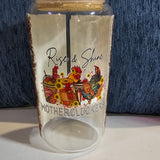 16 oz Glass Can  -Mother Clucker with custom gift design